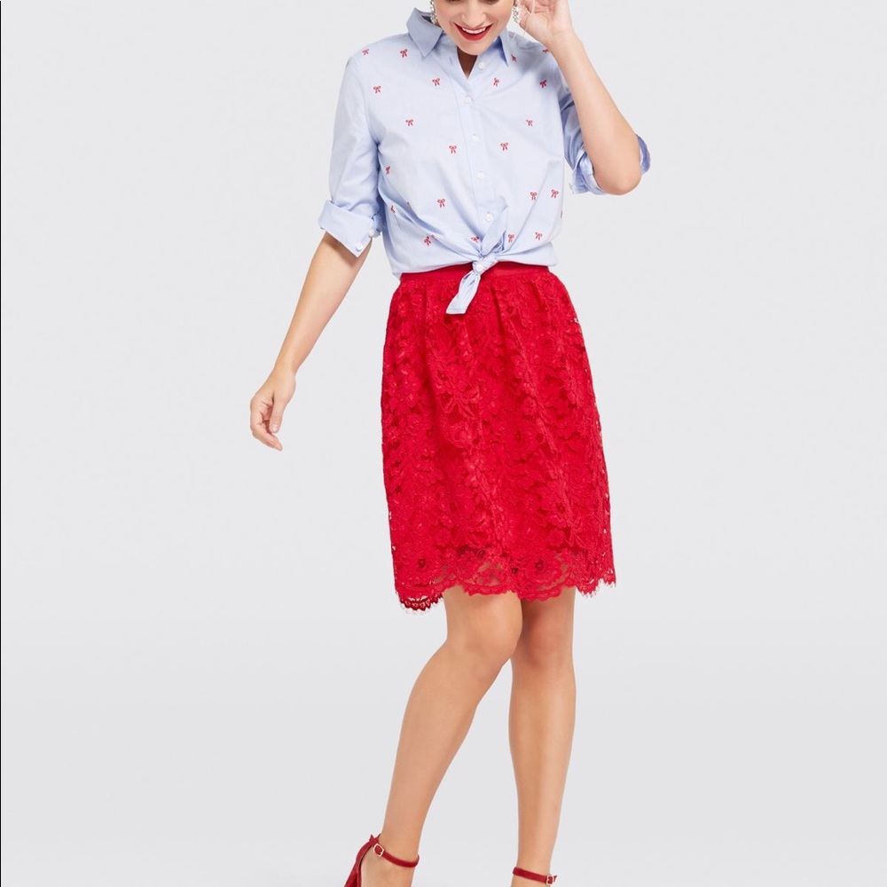 Draper James Lace Skirt, Size 0